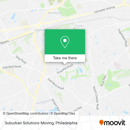 Suburban Solutions Moving map