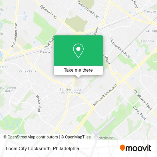 Local City Locksmith map