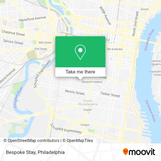 Bespoke Stay map
