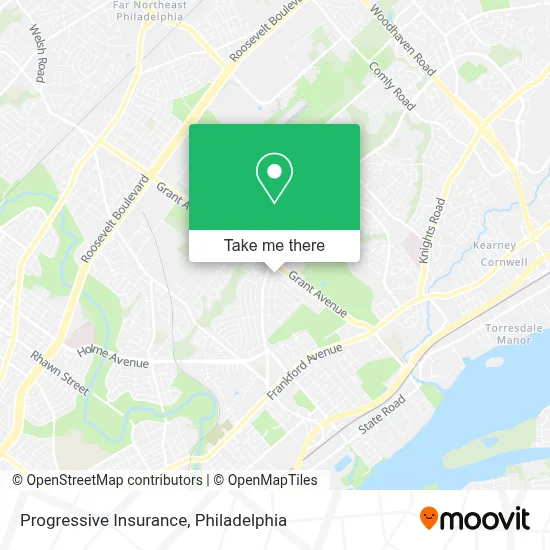 Progressive Insurance map