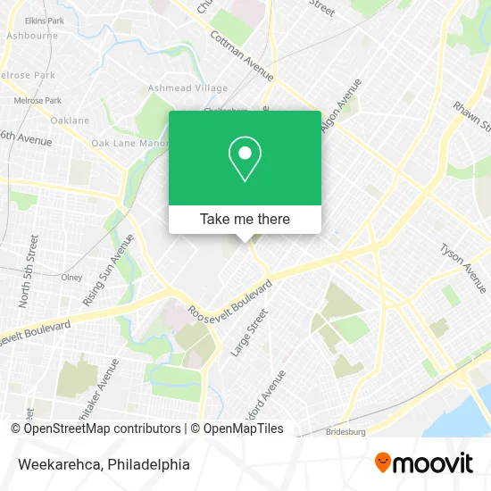 Weekarehca map