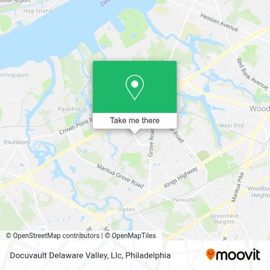 Docuvault Delaware Valley, Llc map