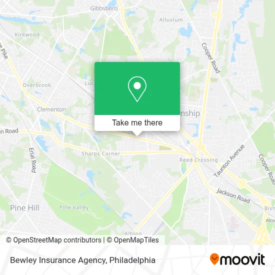 Bewley Insurance Agency map