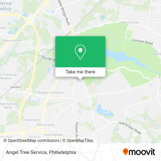 Angel Tree Service map