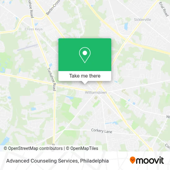 Advanced Counseling Services map