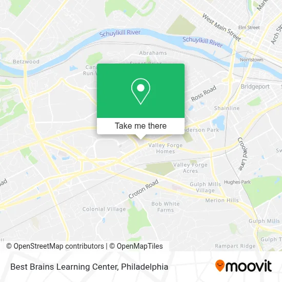 Best Brains Learning Center map