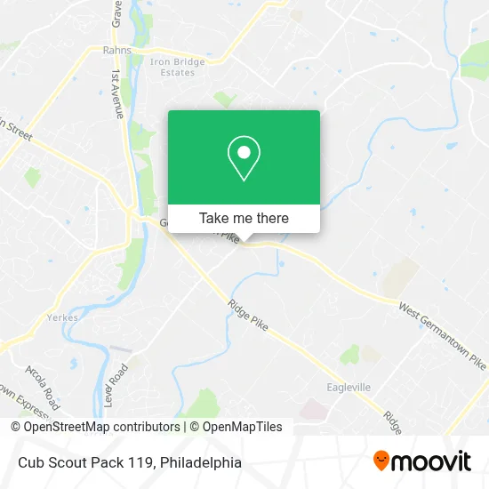 Cub Scout Pack 119 map