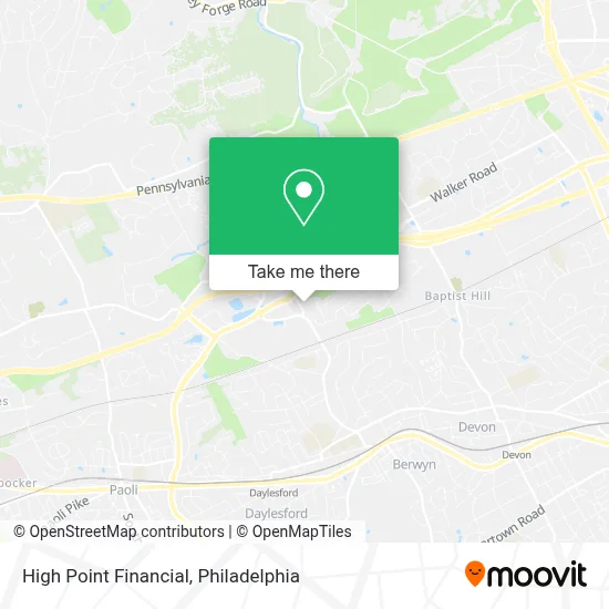 High Point Financial map