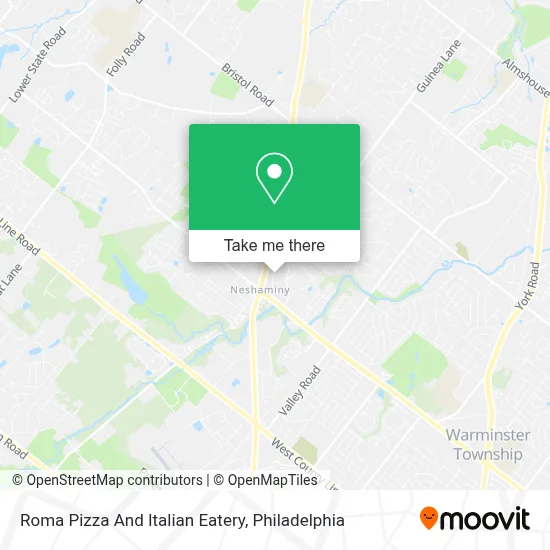 Roma Pizza And Italian Eatery map