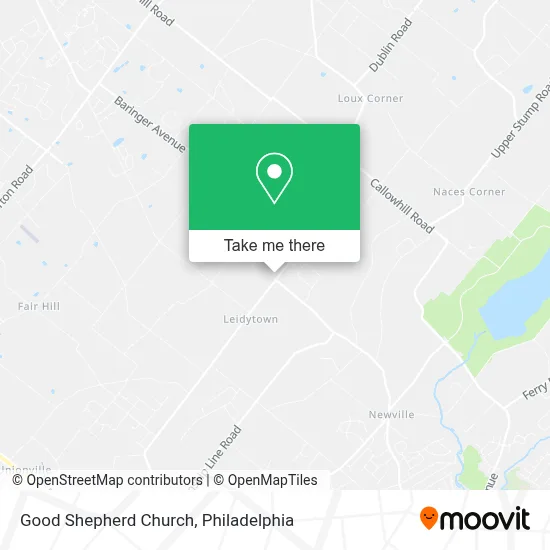Good Shepherd Church map