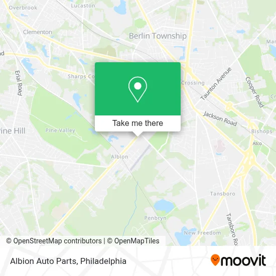 Albion Auto Parts map