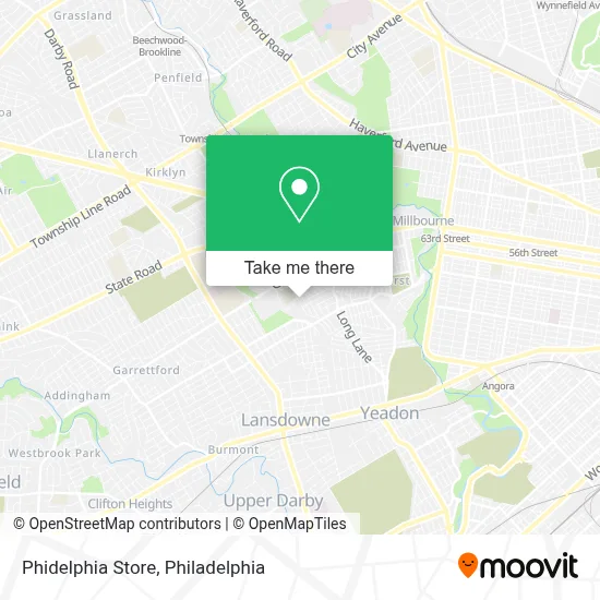 Phidelphia Store map