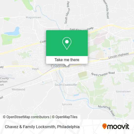 Chavez & Family Locksmith map