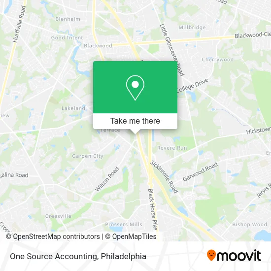 One Source Accounting map