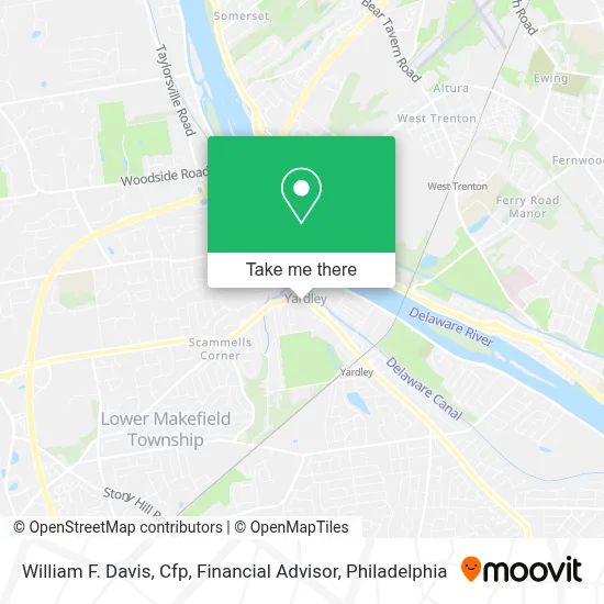 William F. Davis, Cfp, Financial Advisor map