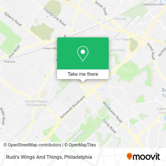Rudi's Wings And Things map