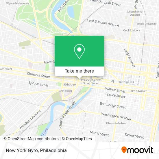 New York Gyro map