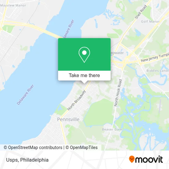 Usps map