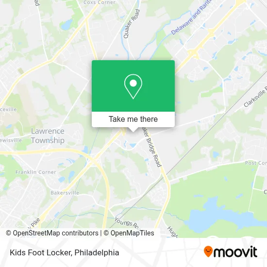 Kids Foot Locker map