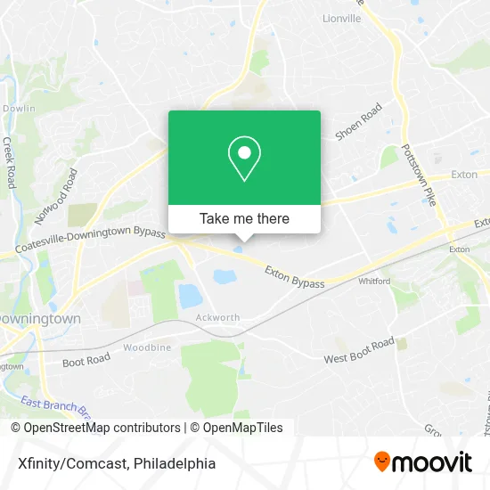 Xfinity/Comcast map
