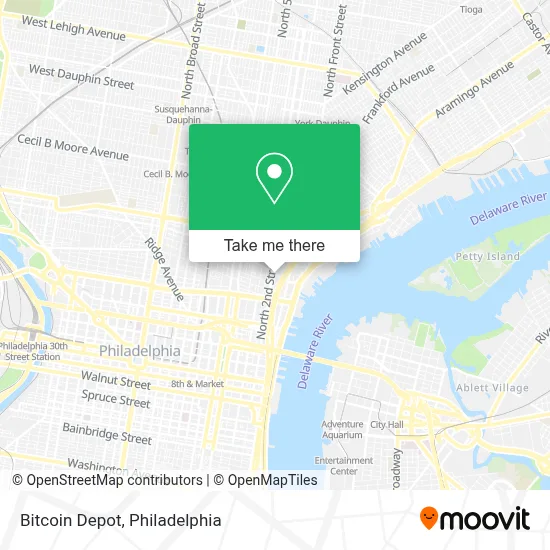 Bitcoin Depot map
