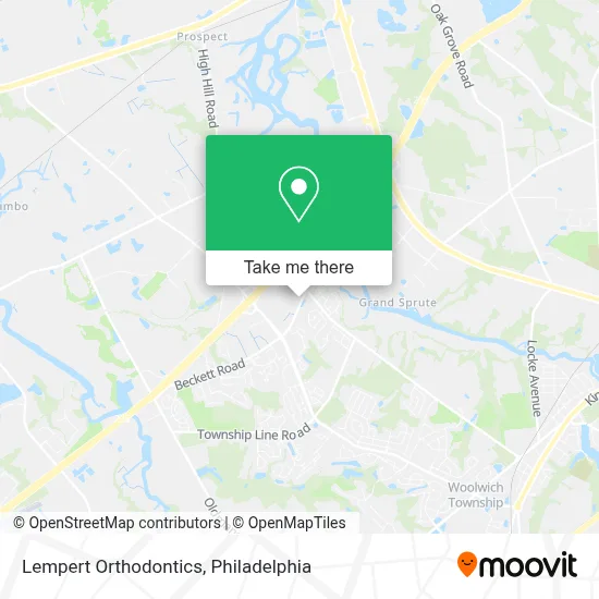 Lempert Orthodontics map