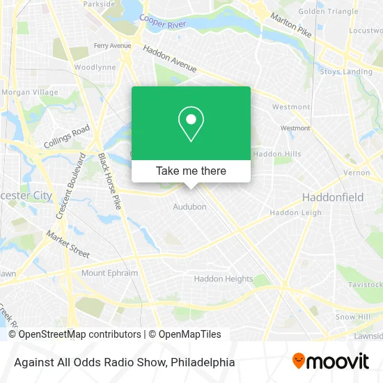 Against All Odds Radio Show map