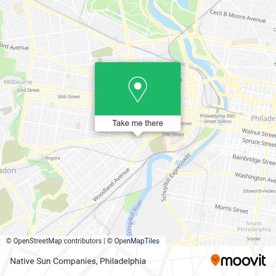Native Sun Companies map