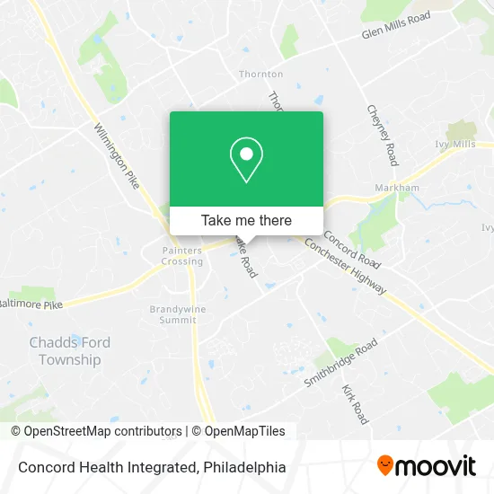 Concord Health Integrated map