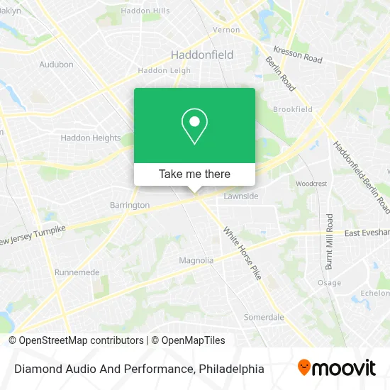 Diamond Audio And Performance map