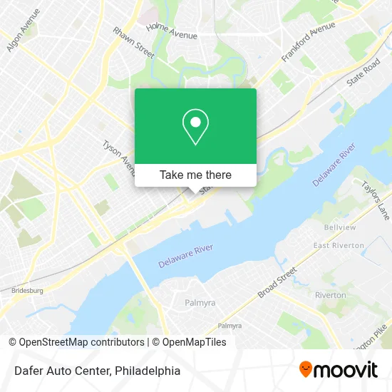 Dafer Auto Center map