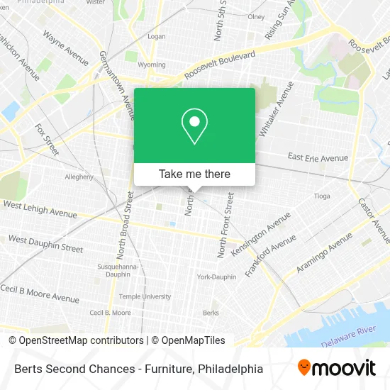 Berts Second Chances - Furniture map
