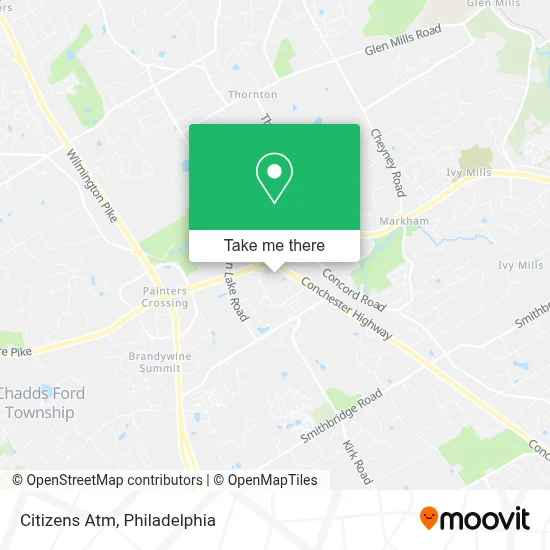 Citizens Atm map