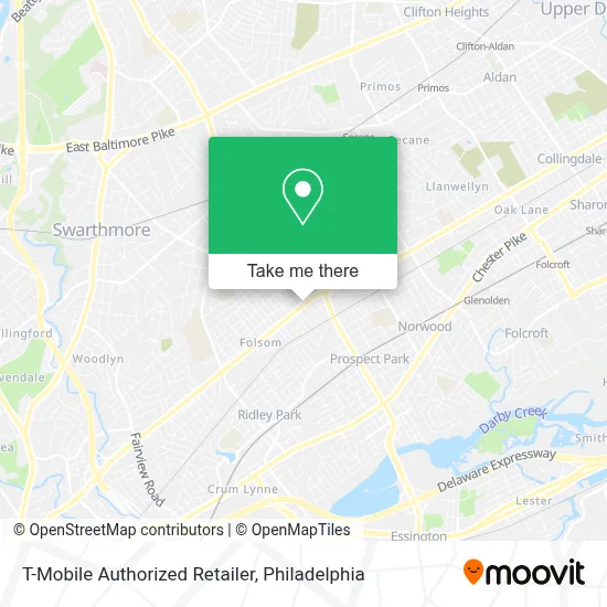 T-Mobile Authorized Retailer map