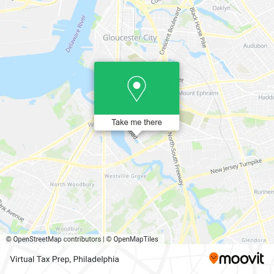 Virtual Tax Prep map