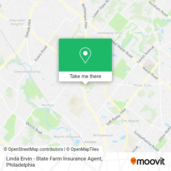 Linda Ervin - State Farm Insurance Agent map