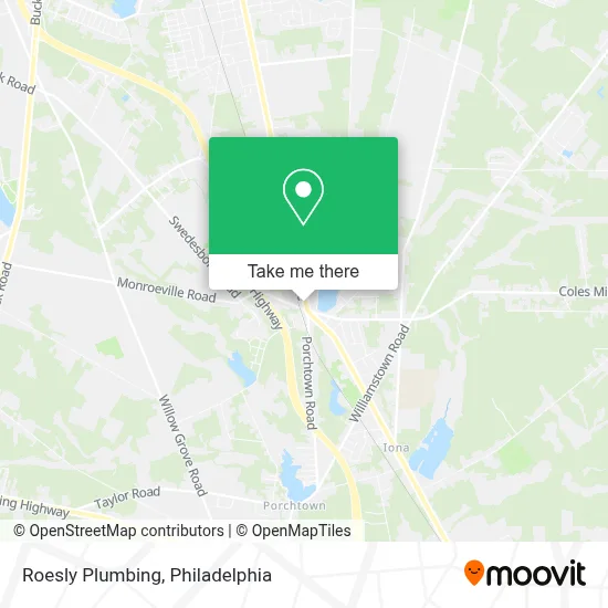 Roesly Plumbing map