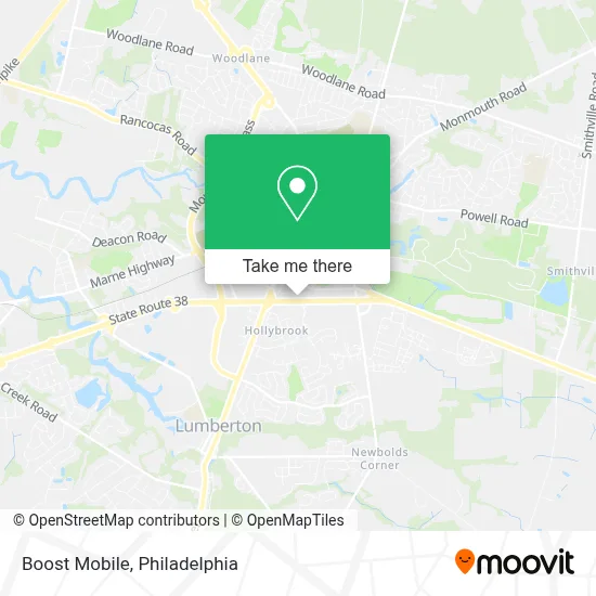 Boost Mobile map