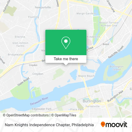Nam Knights Independence Chapter map
