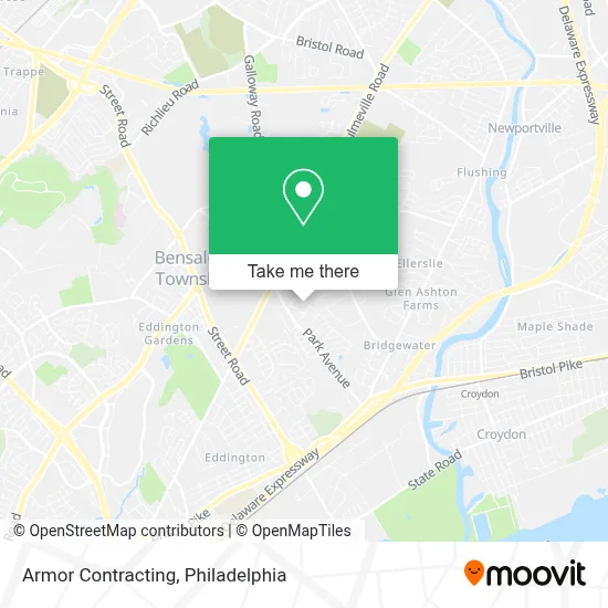 Armor Contracting map