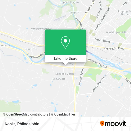 Kohl's map