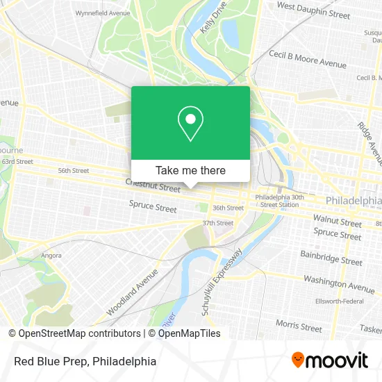 Red Blue Prep map