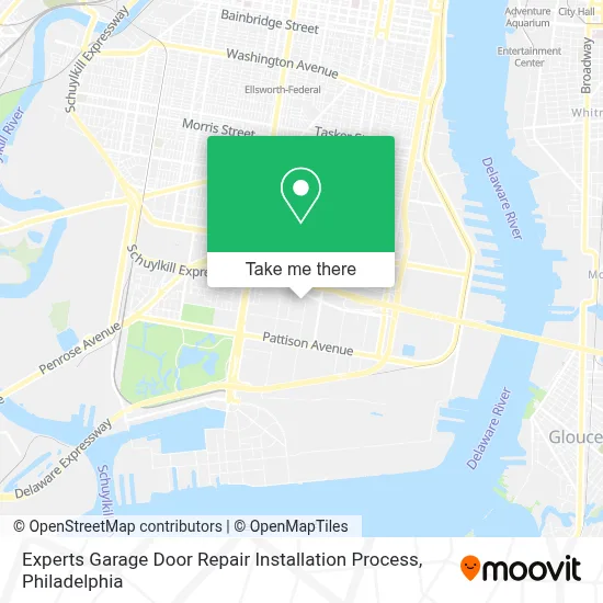 Experts Garage Door Repair Installation Process map