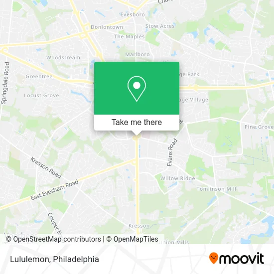 Lululemon map