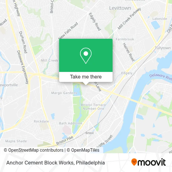 Anchor Cement Block Works map