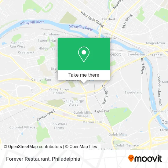 Forever Restaurant map