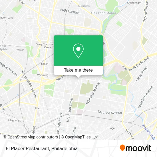 El Placer Restaurant map