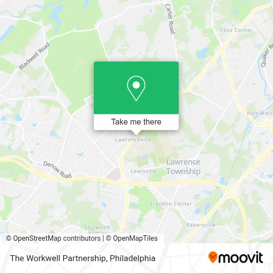 The Workwell Partnership map