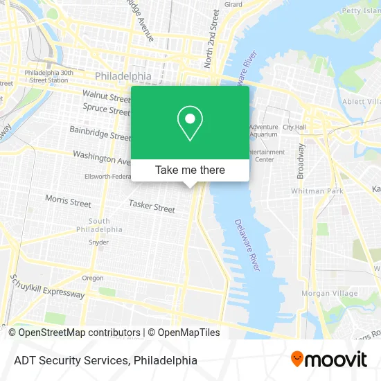Adt Security Services map