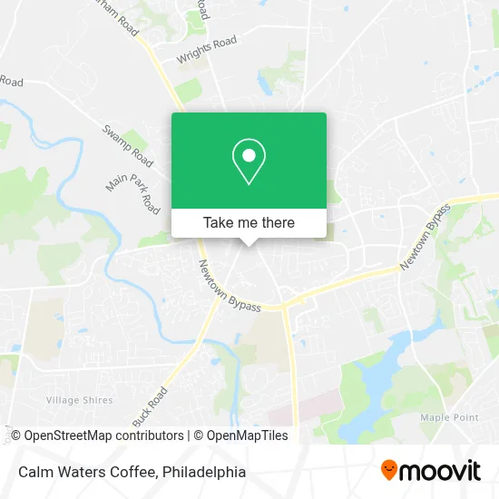 Calm Waters Coffee map